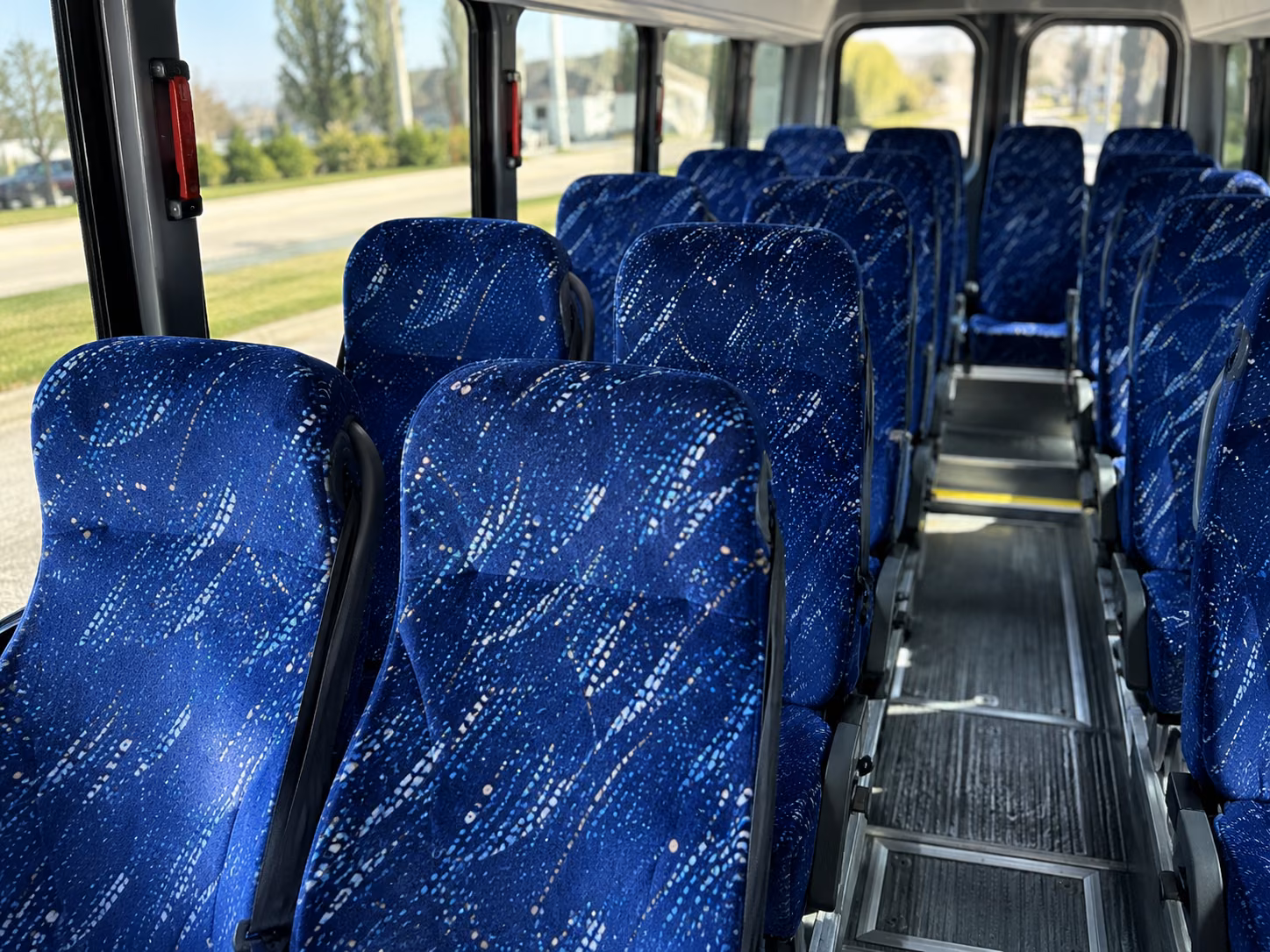 clarksville 18 passenger minibus interior
