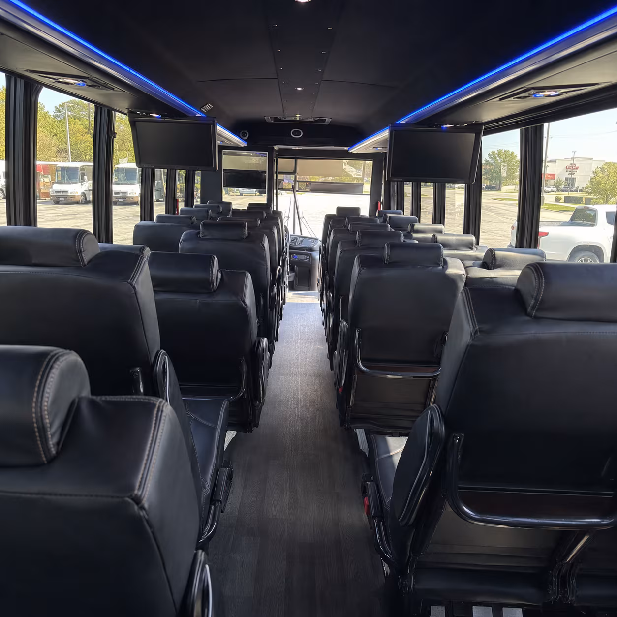 clarksville 25 passenger minibus interior