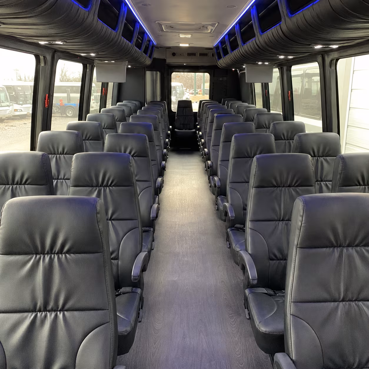 clarksville 30 passenger minibus interior