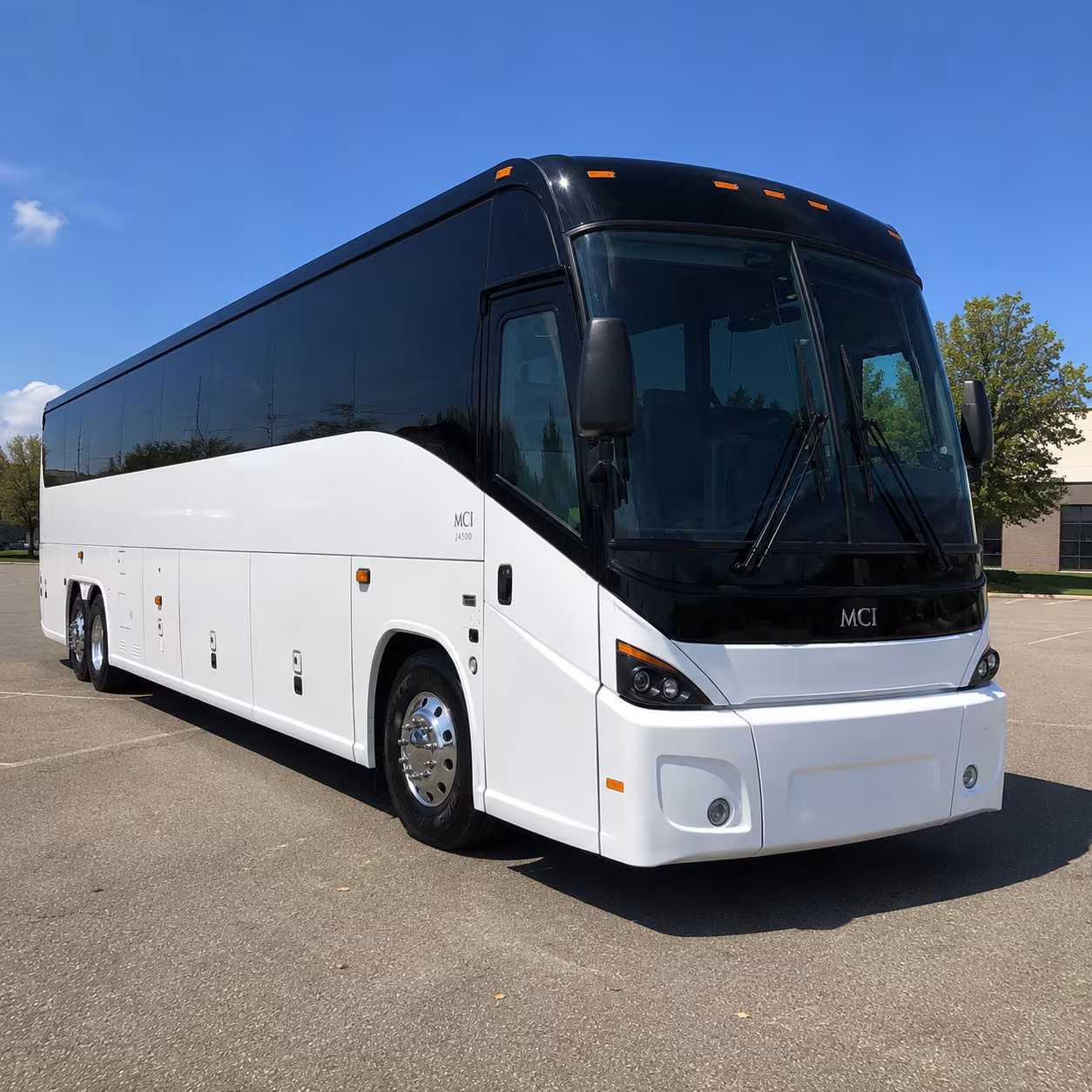 clarksville 45 passenger charter bus