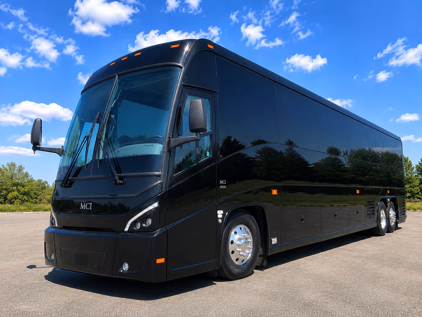 clarksville bus rental service area