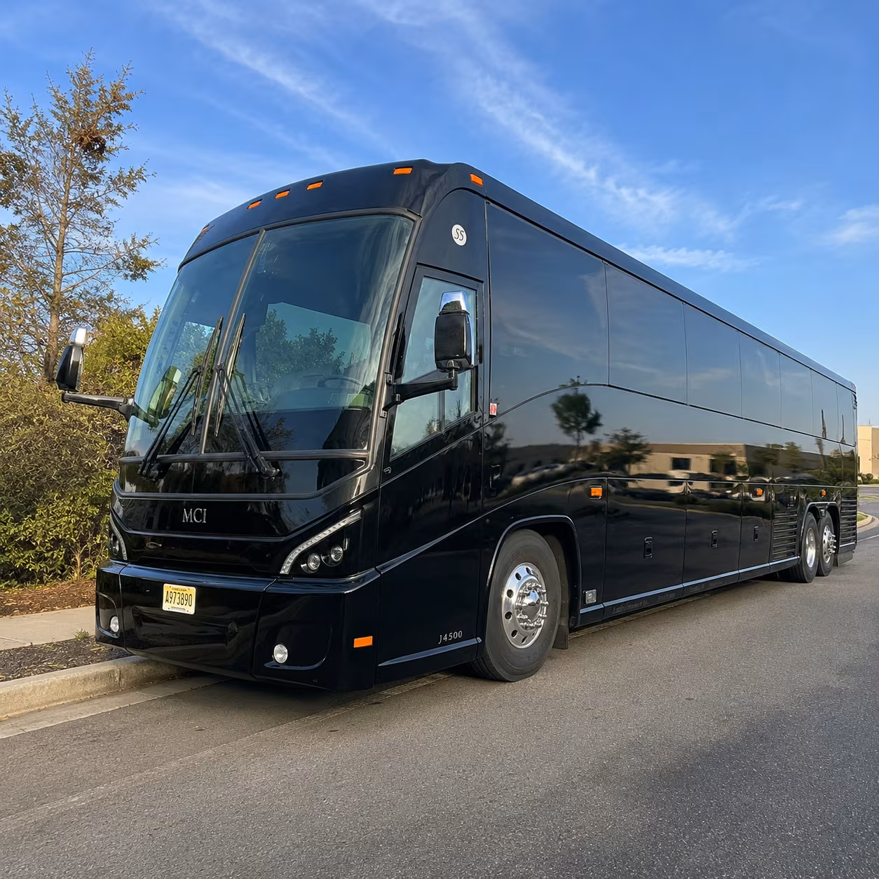 clarksville government military charter bus rental