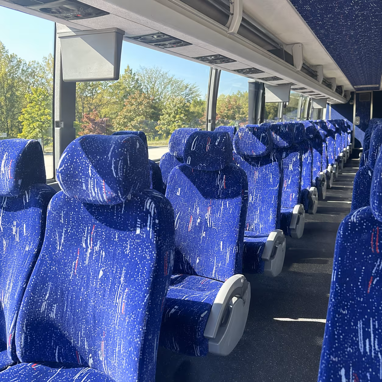 clarksville long distance charter bus rental