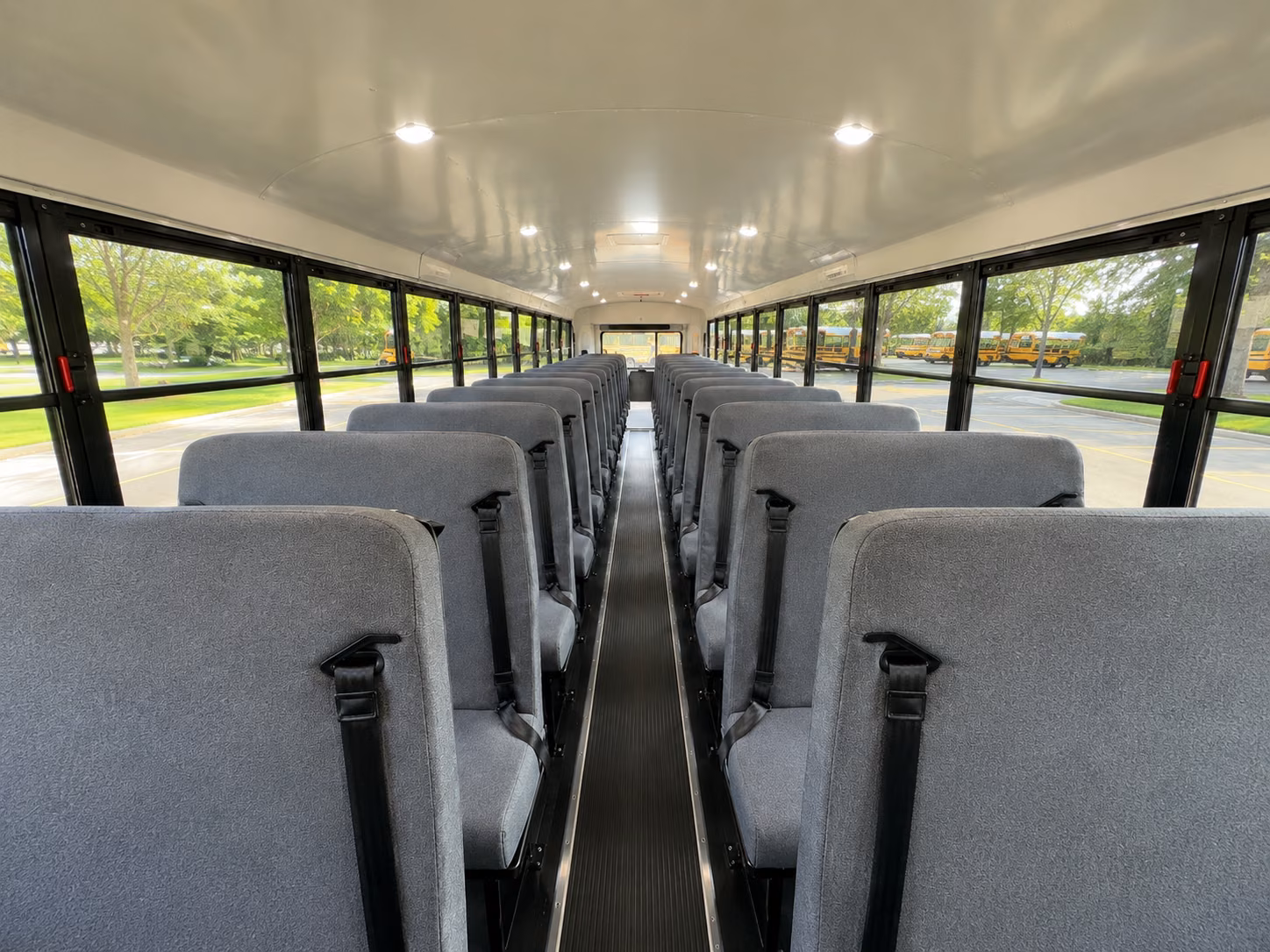 clarksville school bus interior