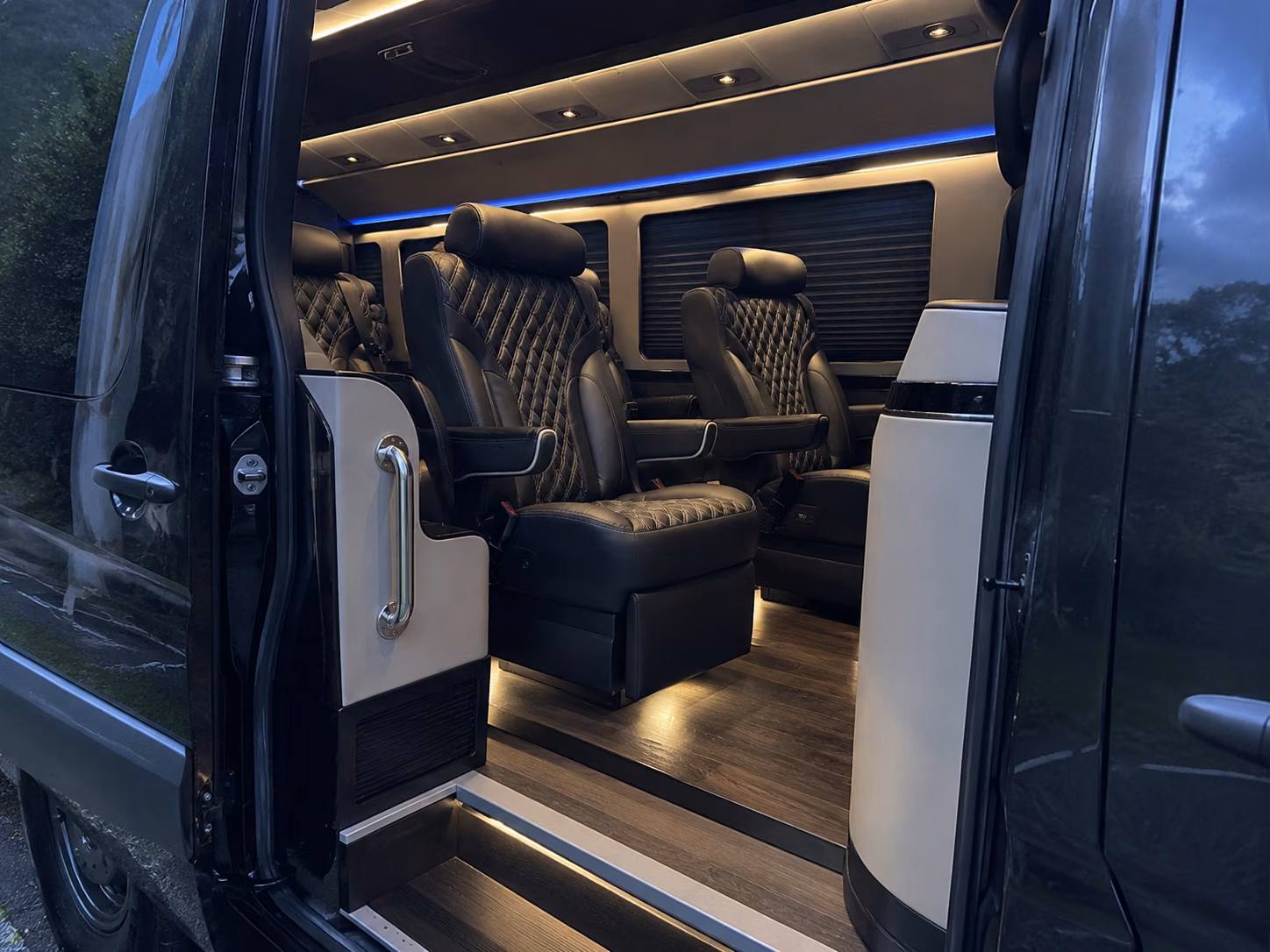 clarksville sprinter van with driver inside