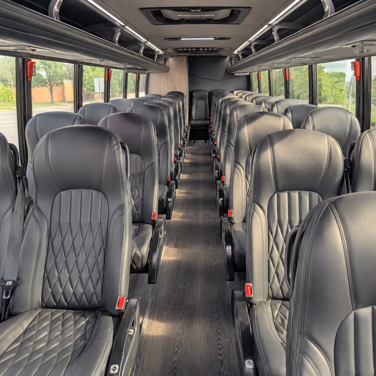 minibuses for clarksville bridal party rides and venue transfers